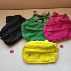 Steve Madden Black, Yellow, Pink, and Green Bags